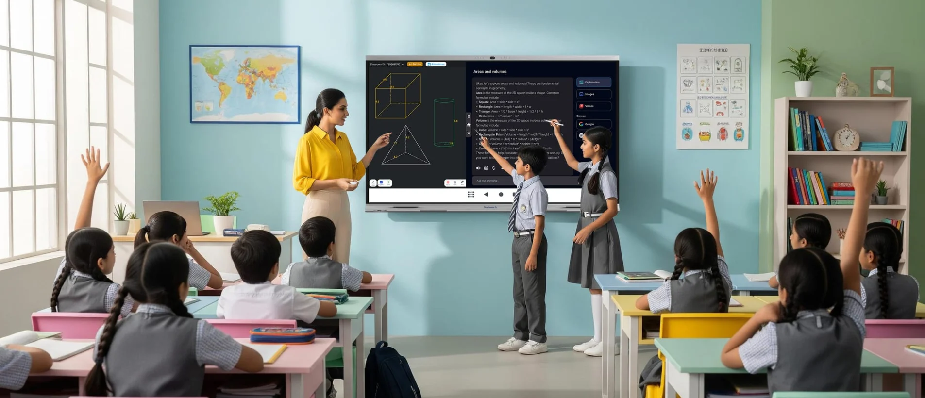 Technology-enabled modern classroom environment